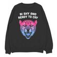 Bi Shy And Ready To Cry Bisexual Introvert Bi Pride Unisex Sweatshirt Bi Shy And Ready To Cry Bisexual Introvert Bi Pride Unisex Sweatshirt
