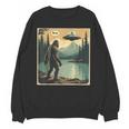 Bigfoot Sasquatch Alien Spaceship UFO Introvert Bruh Unisex Sweatshirt Bigfoot Sasquatch Alien Spaceship UFO Introvert Bruh Unisex Sweatshirt