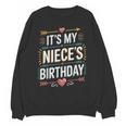 Boho Nostalgia It's My Niece's Birthday Women Kids Unisex Sweatshirt Boho Nostalgia It's My Niece's Birthday Women Kids Unisex Sweatshirt