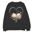 Book Lover Heart Shaped Reading Art Librarian Unisex Sweatshirt
