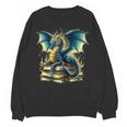 Book Lover Reading Fantasy Dragon Unisex Sweatshirt Book Lover Reading Fantasy Dragon Unisex Sweatshirt