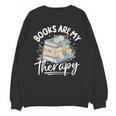 Book Are My Therapy Aesthetic Bookish Reading Unisex Sweatshirt Book Are My Therapy Aesthetic Bookish Reading Unisex Sweatshirt