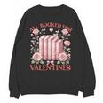 All Booked For Valentines Shirt Romantic Cupid Roses Books Unisex Sweatshirt