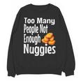 Chicken Nugget Saying Introvert Nuggie Foodie Food Unisex Sweatshirt Chicken Nugget Saying Introvert Nuggie Foodie Food Unisex Sweatshirt