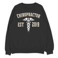 Chiropractor Est 2019 Graduate Chiro Graduation Art Print Unisex Sweatshirt