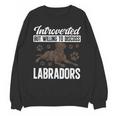 Chocolate Lab Dog Introvert Chocolate Labrador Retriever Unisex Sweatshirt Chocolate Lab Dog Introvert Chocolate Labrador Retriever Unisex Sweatshirt