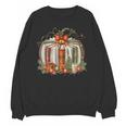Christmas Book Pumpkin Reading Holiday Lovers Teacher Unisex Sweatshirt Christmas Book Pumpkin Reading Holiday Lovers Teacher Unisex Sweatshirt