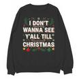 Christmas Sarcastic Introvert Holiday Shirt Unisex Sweatshirt Christmas Sarcastic Introvert Holiday Shirt Unisex Sweatshirt