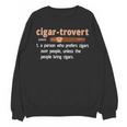 Cigar-Trovert Cigar Smoking Humor Definition Introvert Unisex Sweatshirt Cigar-Trovert Cigar Smoking Humor Definition Introvert Unisex Sweatshirt
