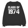 Class Of 1974 High School College Graduation Reunion Unisex Sweatshirt