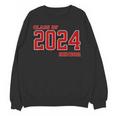 Class Of 2024 Senior Back To School Vintage Graduation Tee Unisex Sweatshirt