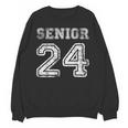 Class Of 2024 Senior Graduation Tee Back To School Vintage Unisex Sweatshirt
