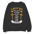 Class Of 2025 Senior Graduation Cross Quote Faith In God Unisex Sweatshirt