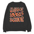 Class Of 2025 Senior Orange And Student Graduation Unisex Sweatshirt