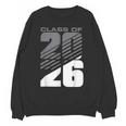 Class Of 2026 High School Senior Graduation Grey Sport Style Unisex Sweatshirt