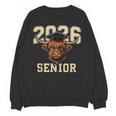 Class Of 2026 Highland Cow Senior Graduation School Pride Unisex Sweatshirt