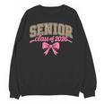 Class Of 2026 Pink Coquette Bow Senior Graduation Unisex Sweatshirt