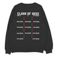 Class Of 2033 Graduation With Space For Hand Prints Unisex Sweatshirt