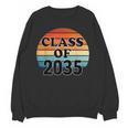 Class Of 2035 Senior Graduate Retro Graduation Unisex Sweatshirt