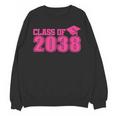 Class Of 2038 Pink Girls Growing Up School Memory Graduation Unisex Sweatshirt