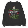 College Student Christmas Bachelors Degree Graduation Unisex Sweatshirt