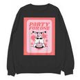 Cool Fun Cute Party Introvert Cat Character Unisex Sweatshirt Cool Fun Cute Party Introvert Cat Character Unisex Sweatshirt