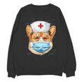 Corgi Dog Nurse RN Nursing School Graduation Unisex Sweatshirt
