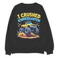 I Crushed Kindergarten Monster Truck Graduation Boys Kids Unisex Sweatshirt