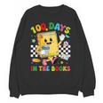 Cute 100 Days In The Books Groovy Boy Girl Teacher Unisex Sweatshirt