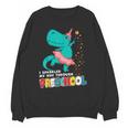 Cute Magical Ballerina Dino Unicorn Preschool Graduation Unisex Sweatshirt