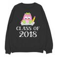 Cute Pink School Owl Class Of 2018 Graduation Unisex Sweatshirt