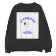 Cute Puppy With a Quote For Introverts Unisex Sweatshirt