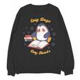 Cute Xmas Book Lover Penguin Reading Cosy Days Cosy Reads Unisex Sweatshirt