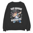 Dabbing Graduation Boy 1st Grade Class Of 2021 Nailed It Unisex Sweatshirt