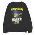 Dabbing Graduation Boy 8th Grade Class Of 2021 Unisex Sweatshirt