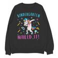 Dabbing Kindergarten Unicorn Graduation Class 2021 Nailed It Unisex Sweatshirt