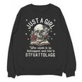 Dark Romance Smutt Book Merch STFUATTDLAGG Good Girl Trigger Unisex Sweatshirt