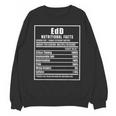 EdD Doctor Of Education Nutrition Doctorate Graduation Unisex Sweatshirt