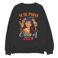 Educated Latina Graduation Day Grad Si Se Pudo Class Of 2024 Unisex Sweatshirt