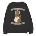 Ew People Ferret Saying Mask Introvert Ferrets Unisex Sweatshirt