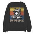 Ew People Introvert Cat Lover Crazy Vintage Cat Lady Unisex Sweatshirt Ew People Introvert Cat Lover Crazy Vintage Cat Lady Unisex Sweatshirt