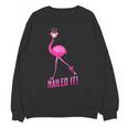 Flamingo Nailed It Graduation Flamingo Unisex Sweatshirt