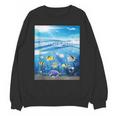 Frutiger Aero Aesthetic Tech Ocean Underwater Fishes Unisex Sweatshirt Frutiger Aero Aesthetic Tech Ocean Underwater Fishes Unisex Sweatshirt
