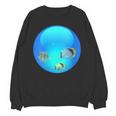 Frutiger Aero Aesthetic Tech Orb Fishes Unisex Sweatshirt Frutiger Aero Aesthetic Tech Orb Fishes Unisex Sweatshirt