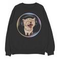 Frutiger Aero Cat Wearing Headphones Bubble 2000s Gen-Z Meme Unisex Sweatshirt Frutiger Aero Cat Wearing Headphones Bubble 2000s Gen-Z Meme Unisex Sweatshirt