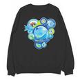 Frutiger Aero Metro Abstract Maximalism 2000s Nostalgia Unisex Sweatshirt