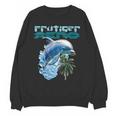 Frutiger Aero Splashy Dolphin Y2k Aesthetic Graphic Unisex Sweatshirt Frutiger Aero Splashy Dolphin Y2k Aesthetic Graphic Unisex Sweatshirt