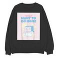 Fun Cute Introvert Cat Character Quote Men Women Unisex Sweatshirt Fun Cute Introvert Cat Character Quote Men Women Unisex Sweatshirt