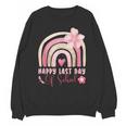 Fun Happy Last Day Of School Girl Student Graduation Rainbow Unisex Sweatshirt
