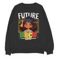 Future HBCU Grad Afro Girl College Graduation Kids Unisex Sweatshirt